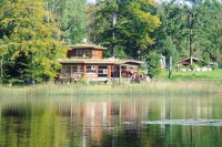 Exklusive Rundholzhaus mit Sauna, Whirlpool und Kamin